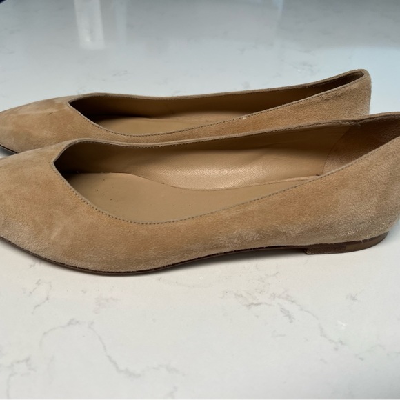 Suede tan flats M Gemi - Picture 2 of 4
